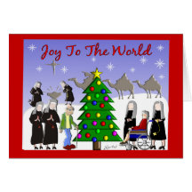 "Joy to the World"  Catholic Nuns Christmas Card