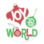 Joy to the World stickers