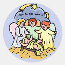 Joy to the World stickers