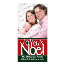 Joyeux Noel Custom Holiday Photo Card