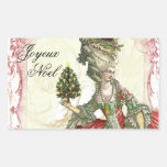 Joyeux Noel Rectangle Stickers