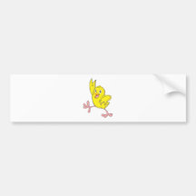 Joyful Chick Baby Chicken Bumper Sticker