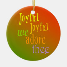 Joyful, Joyful Christmas Tree Ornaments