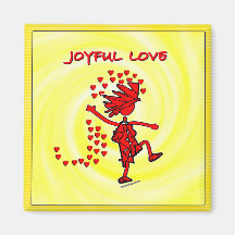 Joyful Love Refrigerator Magnet