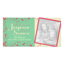 Joyous Holiday Picture Card