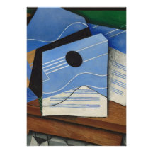 Juan Gris - Guitar on a table Card