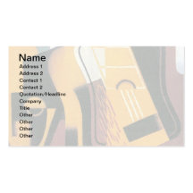 Juan Gris - Photograph of The Guitar Business Card Templates