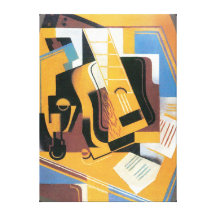 Juan Gris - Photograph of The Guitar Canvas Print