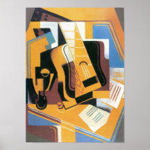 Juan Gris - Photograph of The Guitar Print