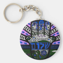 JUDAICA HAMSA KEY CHAINS