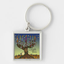 Judaica L'shanah Tovah Tree Of Life Gifts Apparel Keychains
