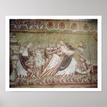 Judas Kissing Christ (fresco) (detail of 95750) Print