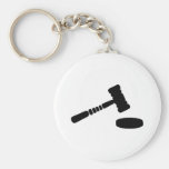 Judge hammer keychains
