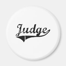 Judge Professional Job Fridge Magnet