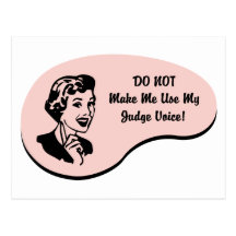 Judge Voice Post Card