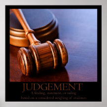 Judgement Poster