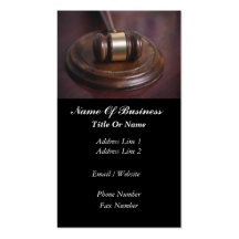 Judges Business Card
