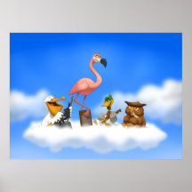 Jug Band O' Birds Poster