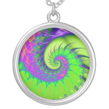 Juggernaut fractal necklace