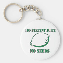 Juice No Seeds Keychain