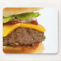 Juicy Cheeseburger Mouse Pads