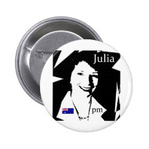 Julia Gillard Pinback Buttons