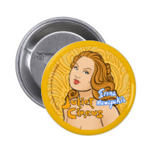 Juliet Circus - Irena Mawapakis Pinback Button