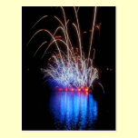 July 4th Fireworks postcards