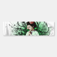 Julzips - Geisha Bumper Stickers