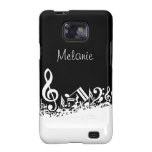 Jumbled Musical Notes Samsung Galaxy S Case
