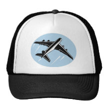 jumbo jet plane aeroplane aircraft flying flight hats