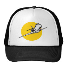 jumbo jet plane aeroplane aircraft flying flight trucker hats