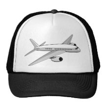 jumbo jet plane aeroplane aircraft flying flight trucker hats