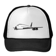 jumbo jet plane aeroplane aircraft flying flight trucker hats