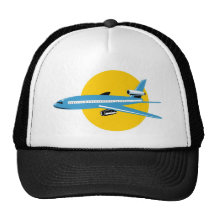jumbo jet plane aeroplane aircraft mesh hats