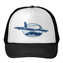 jumbo jet plane aeroplane aircraft trucker hat