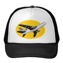 jumbo jet plane aeroplane aircraft trucker hats