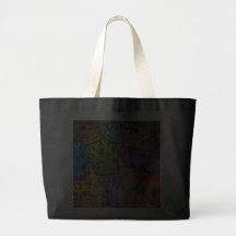Jumbo Tote (designer _ Mexican Sugar Skulls Bag