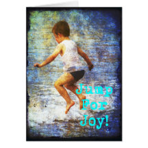 Jump For Joy Greeting Card