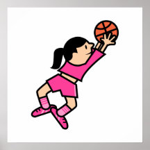 Jumping girl posters