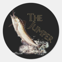 Jumping Marlin-Nice fisherman's catch Sticker
