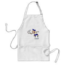 Jumping Tennis Kid Aprons