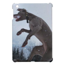 Jumping Weimaraner Cases For iPad Mini