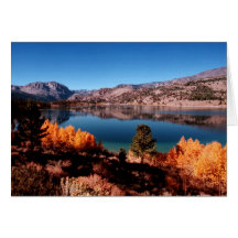June Lake, Mammoth California Nature Card