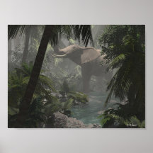 Jungle Elephant Posters