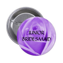 JUNIOR BRIDESMAID- lavender rose button