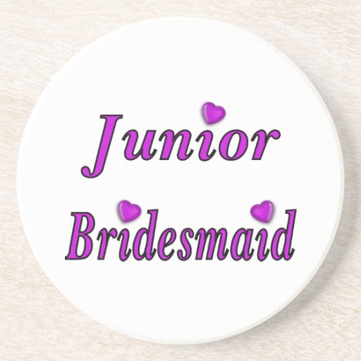 Junior Bridesmaid Simply Love Drink Coasters
