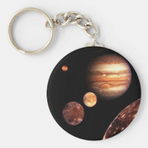 Jupiter Galilean Moons Space & Astronomy Gifts Keychains