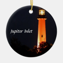Jupiter Inlet Lighthouse Christmas Tree Ornaments