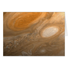 Jupiter's Great Red Spot from Voyager 1 Card